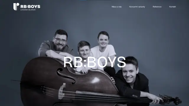 Pro hudební těleso RB:BOYS jsme vytvořili systém, na který si velké společnosti netroufly
